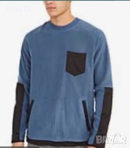 DKNY мъжки синя спортна поларена блуза,L!USA, снимка 1