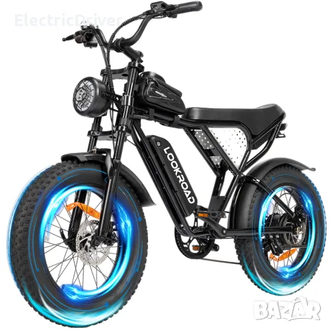 Електрическо колело Lookroad L20 Mini Fat bike,фет байк, снимка 3 - Велосипеди - 56219696