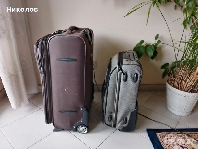 Куфар 2бр усилени колелца "AUSTRIAN AIRLINES "50/35/25см" "20лв"!+Доставка!, снимка 5 - Куфари - 52373447