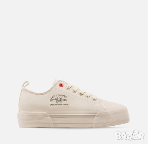  Кецове на платформа Lee Cooper Beige G-702-25, снимка 1
