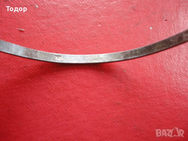 Страхотна твърда сребърна гривна 1, снимка 4 - Гривни - 53323201