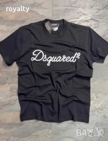 DSQUARED2 Нова Черна Мъжка Тениска 
