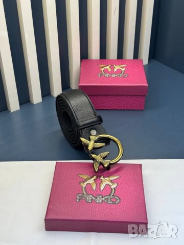 колани от естествена кожа в кутия pinko, снимка 3 - Колани - 50578922