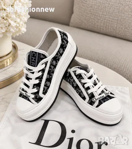36 Наличнин Christian Dior кецове, снимка 4 - Кецове - 56270089