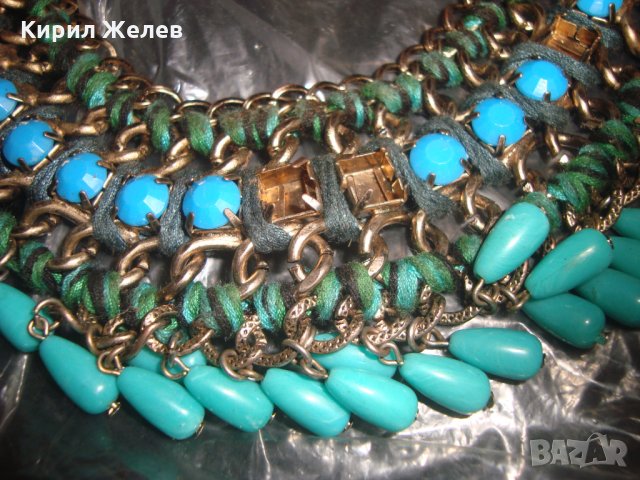 ZARA МАРКОВА РАЗКОШНА ОГЪРЛИЦА ЗАРА РЪЧНА ИЗРАБОТКА 16900, снимка 7 - Колиета, медальони, синджири - 30711760