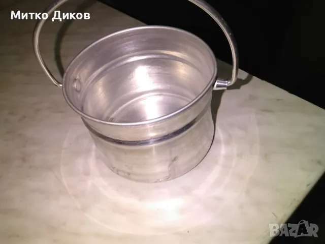 Алуминиева котелка 0.500млл от соца отлична фи 115мм и Н-86мм, снимка 4 - Други - 49795849