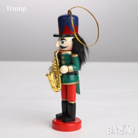 - 40 % Коледна декорация, дървена фигурка Лешникотрошачка, различни модели, снимка 5 - Декорация за дома - 52806449