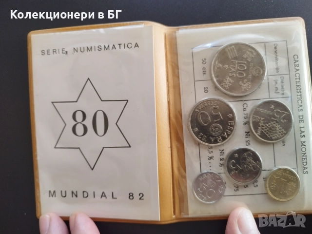 ФУТБОЛЕН СЕТ ШЕСТ МОНЕТИ - ИСПАНИЯ /виж описанието/, снимка 2 - Нумизматика и бонистика - 52708638