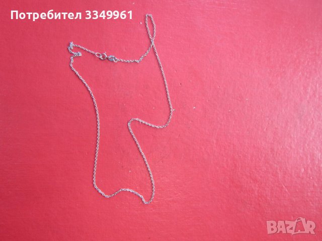 Сребърна верижка колие 925 , снимка 4 - Колиета, медальони, синджири - 36621933