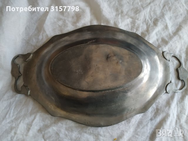 стара метална купа,фруктиера, снимка 4 - Антикварни и старинни предмети - 34099127