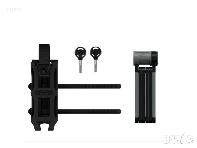 НОВИ! Сгъваемо заключващо устройство 85см верига с катинар за велосипед, снимка 2 - Аксесоари за велосипеди - 53967067