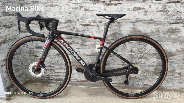 НОВ карбонов шосеен велосипед Argon 18 Sum Pro Ultegra Di2 Velomann Palladium | XXS, снимка 12 - Велосипеди - 55928552