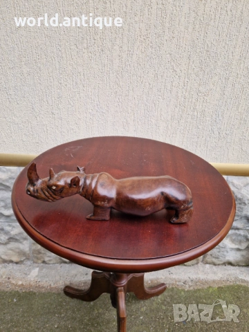 Страхотна антикварна африканска дървена фигура статуетка , снимка 3 - Статуетки - 53063991