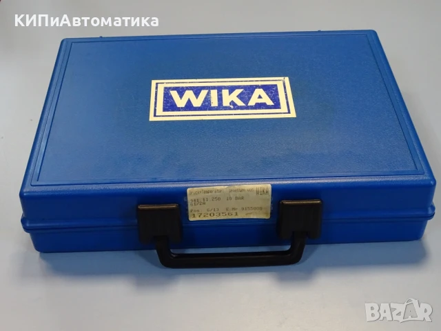 образцов манометър WIKA 341.11.250 (0-10)Bar precision test pressure gauge, снимка 7 - Резервни части за машини - 50505202