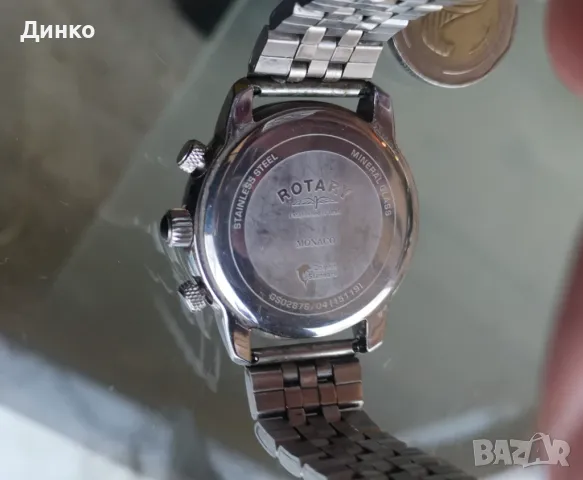 Швейцарски мъжки кварцов часовник Rotary. , снимка 3 - Мъжки - 49277755
