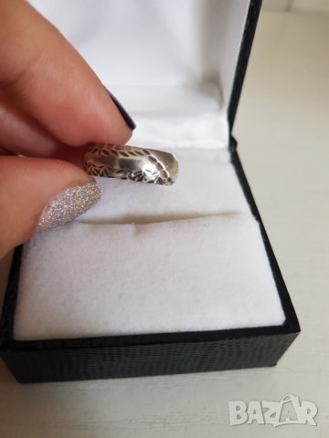 Сребърна халка , снимка 2 - Пръстени - 29876415