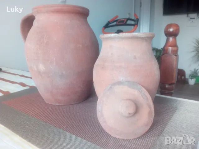 Лот от красиви, глинени съдове 2 броя и още нещо.., снимка 2 - Други стоки за дома - 31239797