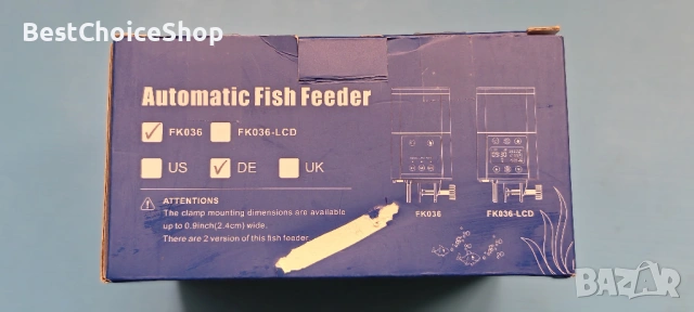 Автоматична хранилка за риби fishkeeper с три режима на хранене с таймер, 200 мл, снимка 4 - Оборудване за аквариуми - 54179534