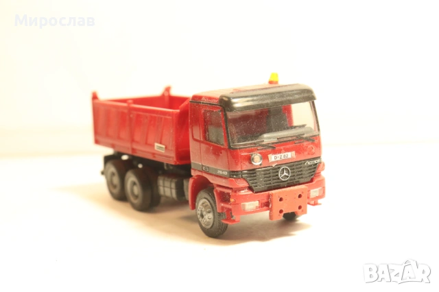 HERPA H0 1/87 MERCEDES ACTROS МОДЕЛ КАМИОН САМОСВАЛ, снимка 7 - Колекции - 53980522
