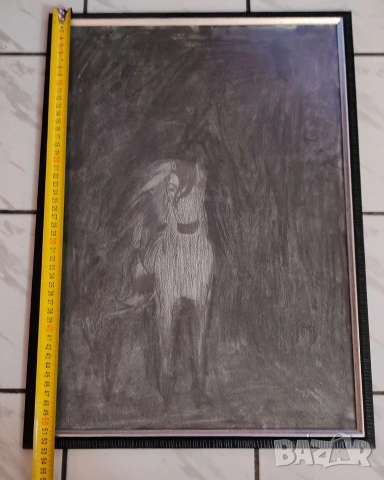 Картина рисувана с въглен. , снимка 8 - Картини - 53201313
