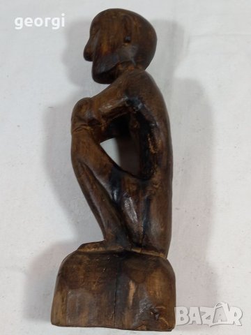 Дървена статуетка дърворезба   27/2, снимка 5 - Статуетки - 35626438