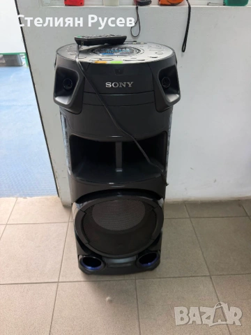 270366  SONY MHC-V43D преносима караоке тонколона   -цена 449,84 лв или 230 евро   - с дистанционно , снимка 4 - Караоке - 53992414