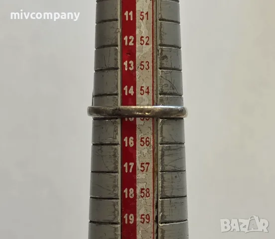 Сребърен пръстен 1.86гр. Размер 53., снимка 4 - Пръстени - 56011558