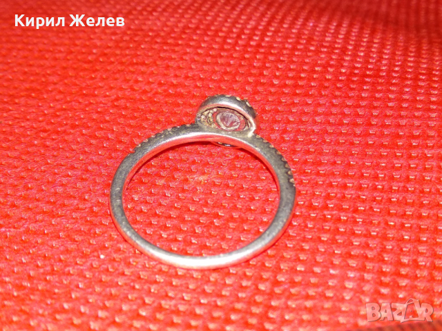 ПРЕКРАСЕН ФИН СКЪПОЦЕНЕН СРЕБЪРЕН ПРЪСТЕН МАРКОВО СРЕБРО SL 925 с ЮВЕЛИРНО ФАСЕТИРАНИ ЦИРКОНИ 41938, снимка 10 - Пръстени - 44610729