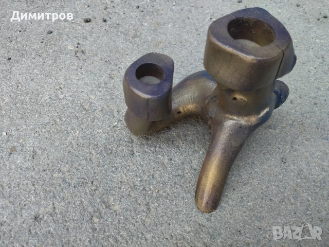 Дървен свещник, снимка 2 - Други - 50583434