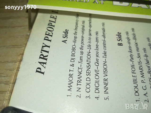 заявена-PARTY PEOPLE 13-КАСЕТА 0603240826, снимка 8 - Аудио касети - 44629151
