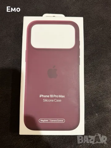 Оригинален кейс 18 pro max burgundy, снимка 2 - Калъфи, кейсове - 56216936