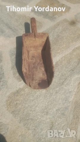Стара дървена лопатка., снимка 15 - Антикварни и старинни предмети - 51119221