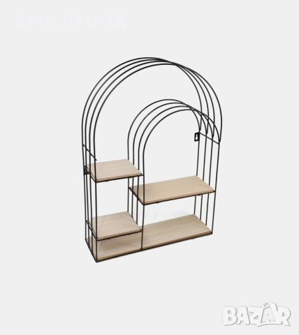 Стенна етажерка "Арка", снимка 2 - Етажерки - 52835916