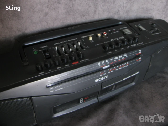 SONY CFS - W305S Радиокасетофон Двукасетъчен, снимка 2 - Радиокасетофони, транзистори - 50506226