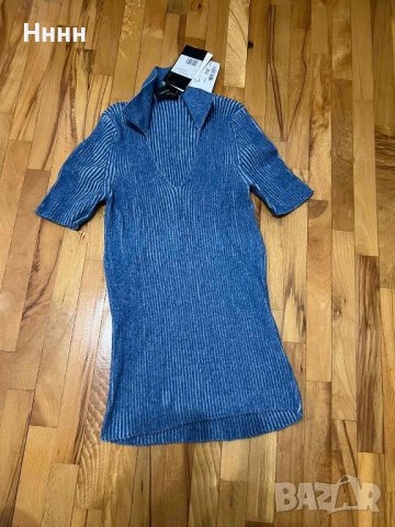 Roberto Collina S размер дамска блуза тениска плетиво