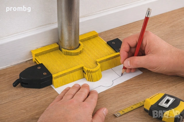 инструмент за измерване и очертаване на контури, контуромер, Velleman-Белгия, снимка 2 - Шублери - 39697757