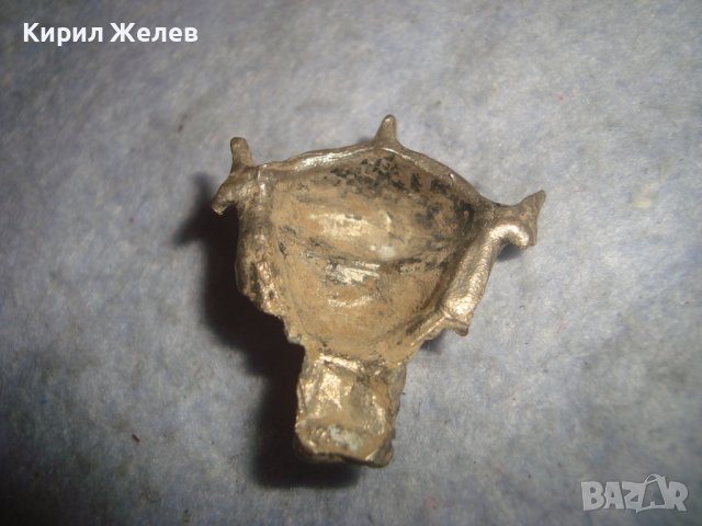 СТАРА ГОТИЧЕСКИ СТИЛ МИНИ - МАСКА ФИГУРКА СРЕБРИСТА МЕТАЛНА за КОЛЕКЦИЯ 28522, снимка 6 - Колекции - 37685801