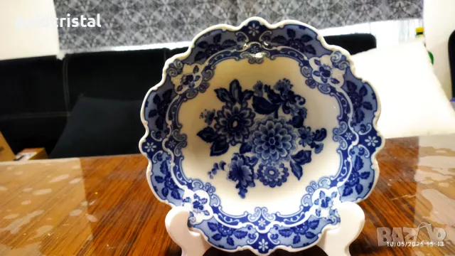 Старинен  порцелан чиния , снимка 3 - Антикварни и старинни предмети - 50236028