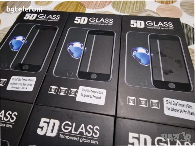 5D стъкла за iPhone 11,12 pro/max,13,13 pro/Max 14,14 Plus,14 Pro/Max, снимка 2 - Фолия, протектори - 38778593