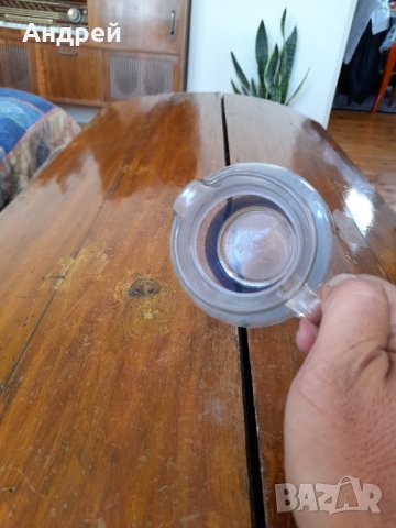 Стара стъклена кана,каничка #9, снимка 5 - Други ценни предмети - 34167226