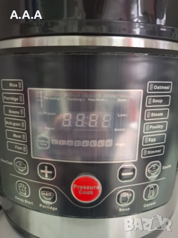  Мултикукър 6л с 16 програми и готвене под налягане, 1000W, снимка 5 - Мултикукъри - 53948528