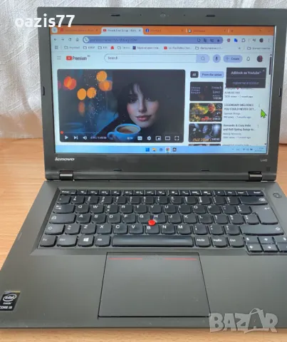 Бърз Като нов 14 инча Лаптоп Lenovo L440 i5 4-то поколение SSD 128 gb RAM  16  gb ОФИС инсталиран, снимка 2 - Лаптопи за работа - 50132768