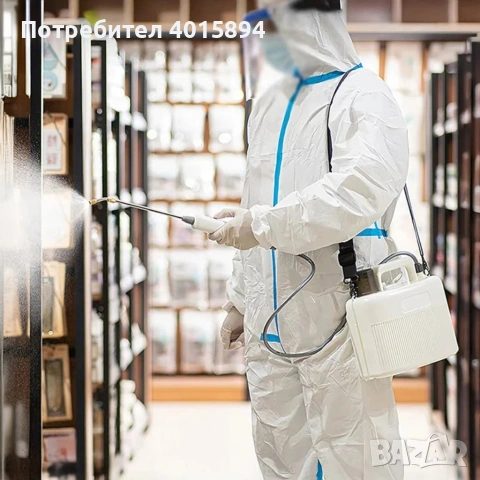 Електрическа градинска пръскачка с батерия 2200 Mah, налягане, 5L, снимка 4 - Градински мебели, декорация  - 53309507