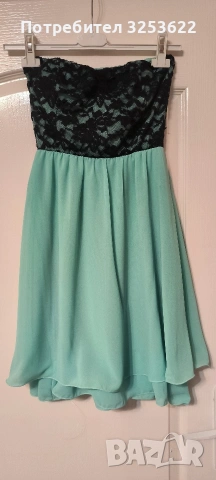 Продавам рокля в цвят резеда