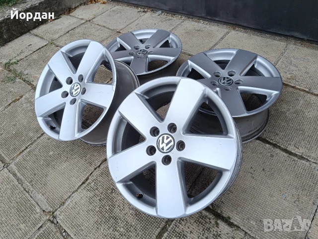 ОРИГИНАЛНИ джанти 17' цола 5x112 57,1 VW / Фолксваген АУДИ Сеат Шкода, снимка 3 - Гуми и джанти - 51238366