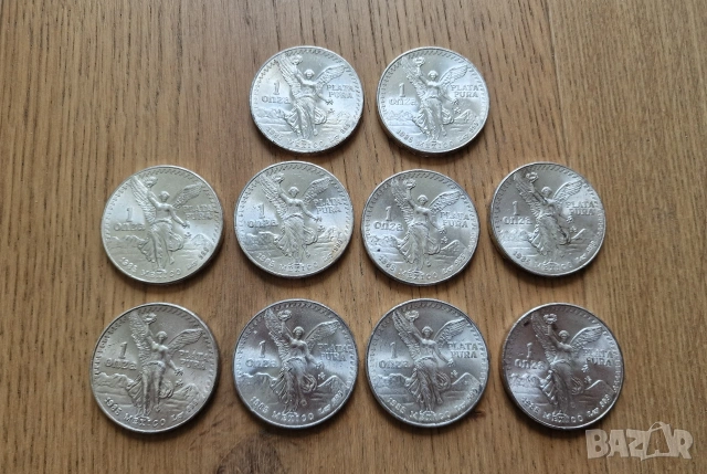 Libertad 1985 1 OZ Silver (сребърни унции Мексико Либертад), снимка 3 - Нумизматика и бонистика - 54229340