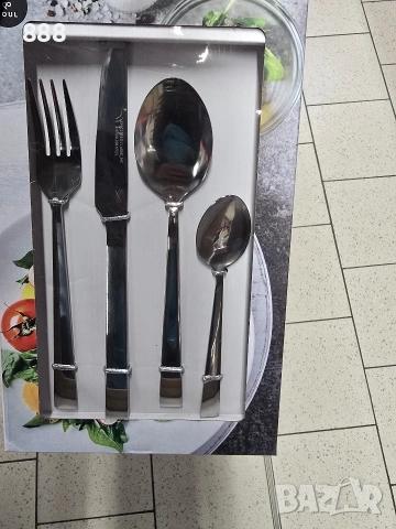 комплект прибори за хранене , снимка 2 - Прибори за хранене, готвене и сервиране - 53972887