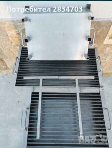 Масивно БАРБЕКЮ на дървени въглища