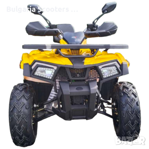 ATV на бензин 200 кубика Shark Motors - Yellow, снимка 3 - Мотоциклети и мототехника - 44776531