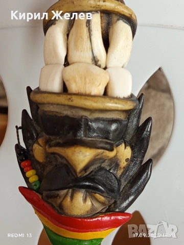 Лула за пушене сувенир от Доминиканската република за КОЛЕКЦИЯ ДЕКОРАЦИЯ 50605, снимка 2 - Други ценни предмети - 51746047